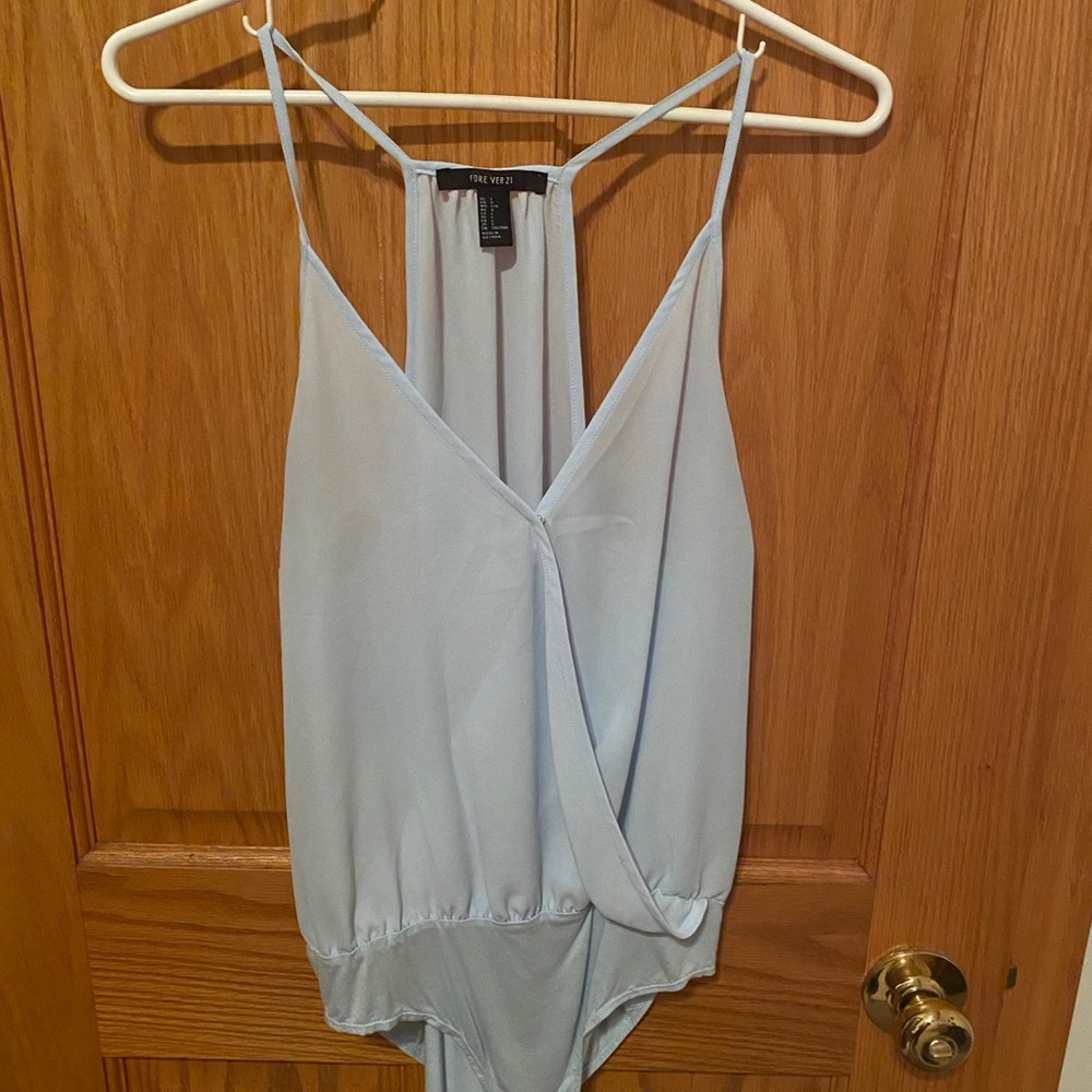 Forever 21 blue bodysuit
